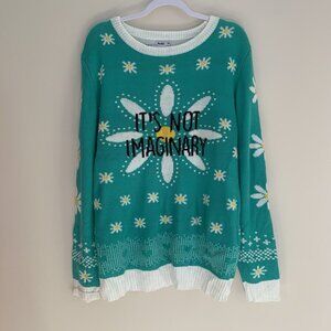 Hulu series  “Looking For Alaska” Holiday Christmas Sweater Womens XL John Green